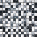 Мозаика 2*2, сетка 30,5*30,5*7 ajax/black marquina/grey marble