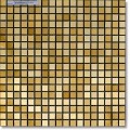 Мозаика 1.5*1.5, сетка 30.5*30.5*8 gold metal