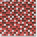 Мозаика 1.5*1.5, сетка 30.5*30.5*8 red mix