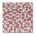 Мозаика 1.5*1.5, сетка 30.5*30.5*8 dark pink mix