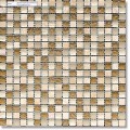 Мозаика 1.5*1.5, сетка 30.5*30.5*8 brown/beige/sand mix