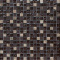 Мозаика 1.5*1.5, сетка 30.5*30.5*8 glossy/matt chocolate/imperador mix