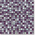 Мозаика 1.5*1.5, сетка 30.5*30.5*8 onix/violet mix
