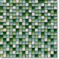 Мозаика 1.5*1.5, сетка 30.5*30.5*8 shiny green mix